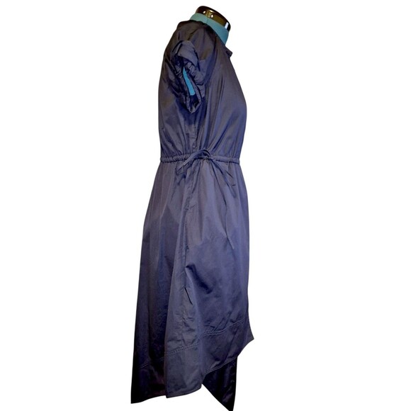 A.L.C. Odin Midi Dress Maritime Navy Blue Women’s Size 0* ALC Cotton Indie Chic - Picture 6 of 9